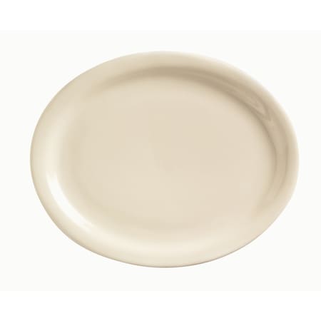 World Tableware Kingsmen White 9.5" Cream White Narrow Rim Plate, PK24 NR-12